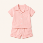 Jongens 2-delige Katoenen Zomerset met Overhemd en Short