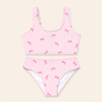 2-Delige Meisjes Bikini Set met Strikjesprint