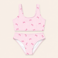 2-Delige Meisjes Bikini Set met Strikjesprint