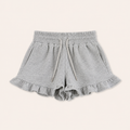 Meisjes Katoenen Short met Ruches en Hoge Taille | 3 kleuren