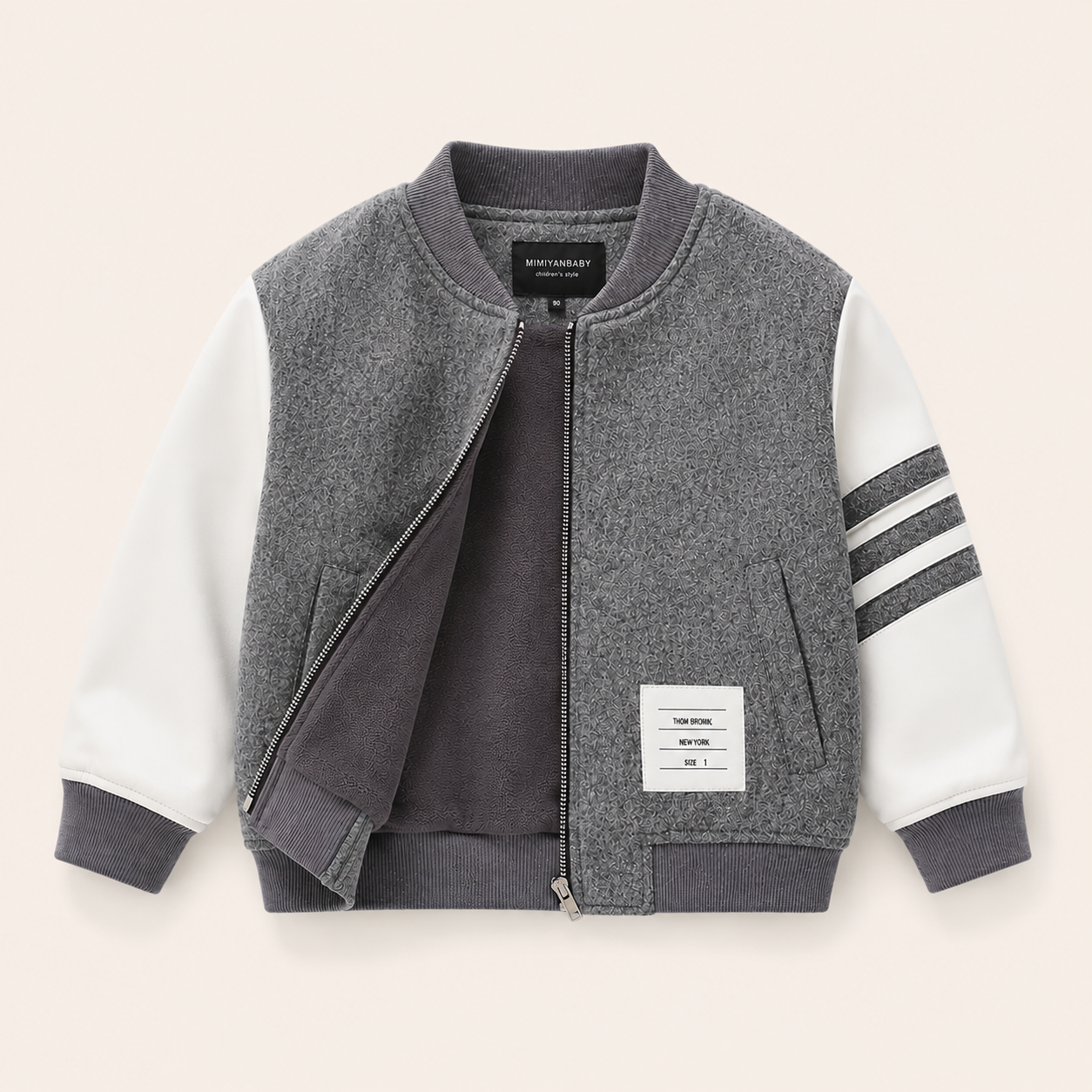 Jongens Trendy Herfst- en Winterjas met Rits | 2 kleuren