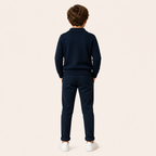 Achterkant model - Marineblauw