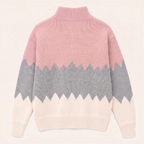 Meisjes Coltrui met Colorblock en Zigzagpatroon - packshot achterkant
