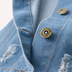 Jongens Retro Spijkerjas met Stoere Details