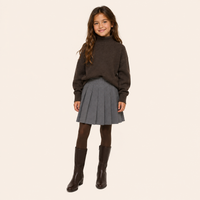 Meisjes Plisserok Effen Kleur | 5 kleuren