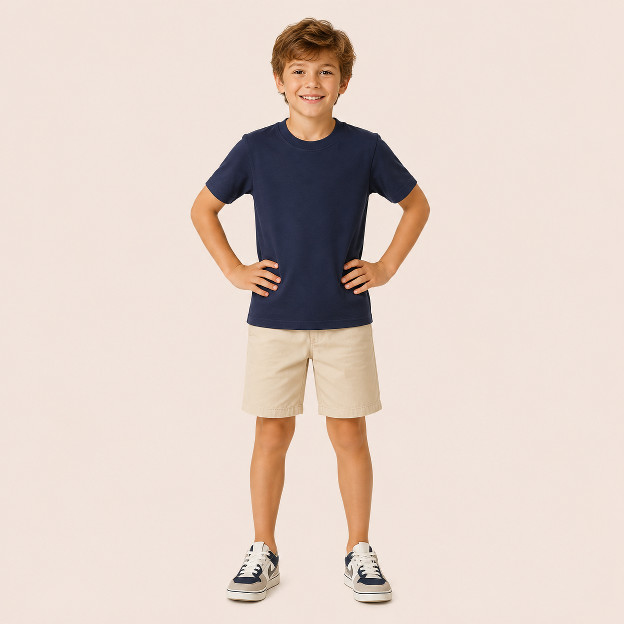 Basic Katoenen T-shirt met Korte Mouwen | 2 kleuren