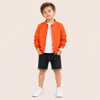 Jongens oranje zomer bomberjack