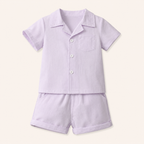 Jongens 2-delige Katoenen Zomerset met Overhemd en Short