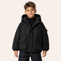 Jongens Gewatteerde Parka met Fleece Voering