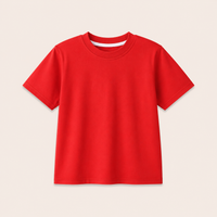 Basics Katoenen T-shirt met Korte Mouwen