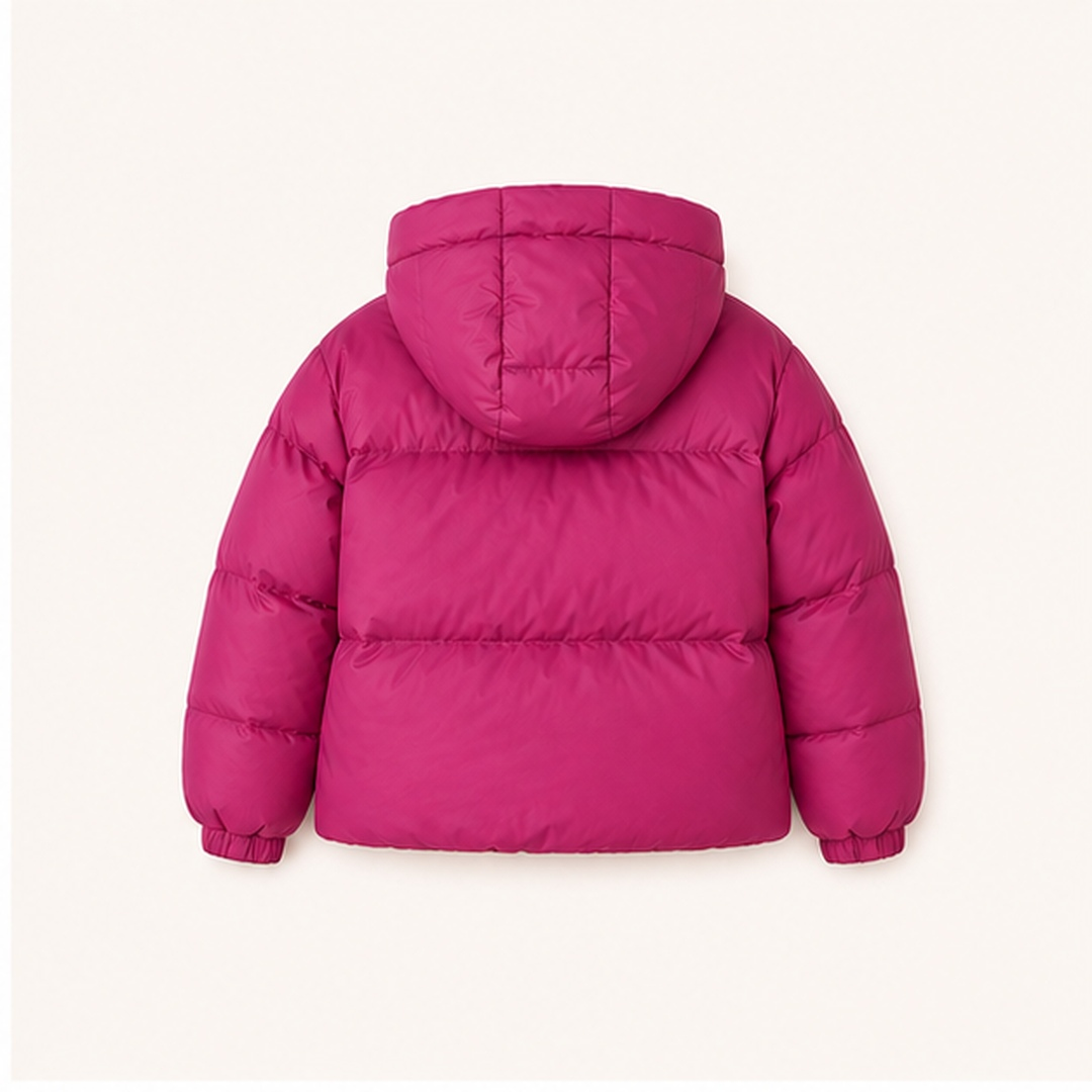 Meisjes Korte Pofjas met Capuchon | 3 kleuren