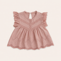 Broderie Top | Roze