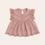 Broderie Top | Roze