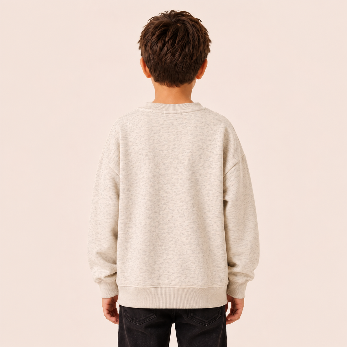 Jongens Sweatshirt met Contrasterende Kraag | 3 kleuren