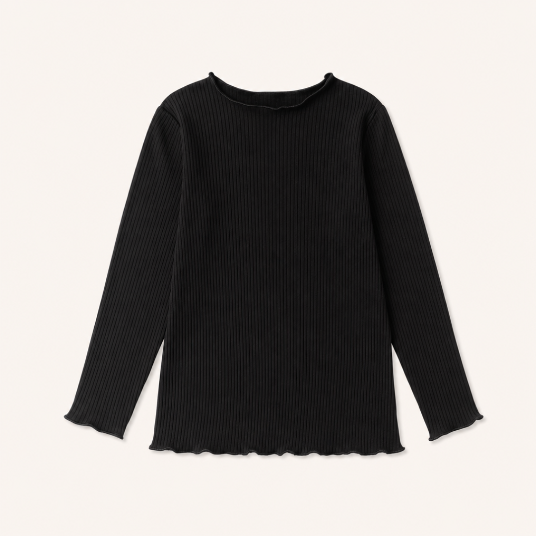 Meisjes Longsleeve Zwart - packshot