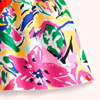 Zomers & Stralend - Roze Meisjes Jurk met Graffiti Print