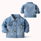 Jongens Retro Spijkerjas met Stoere Details