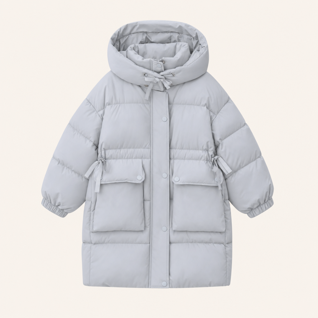 Meisjes Winterjas Grijs - packshot
