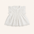 Broderie Top | Wit