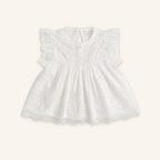 Broderie Top | Wit
