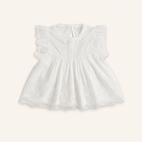 Broderie Top | Wit