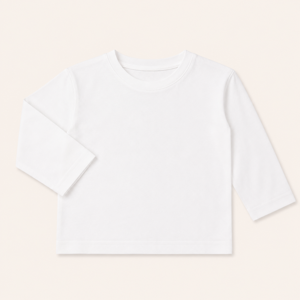 Meisjes Katoenen Longsleeve met Ronde Hals | 3 kleuren