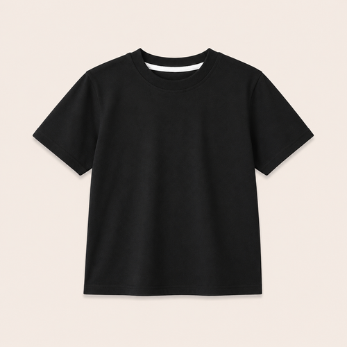 Basic Katoenen T-shirt met Korte Mouwen | 2 kleuren