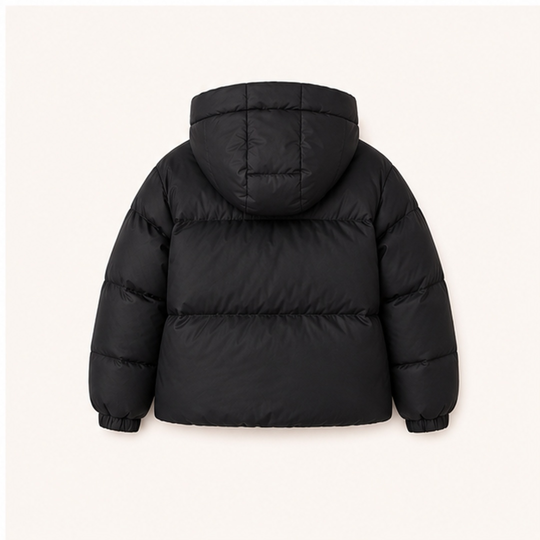 Meisjes Korte Pofjas met Capuchon | 3 kleuren