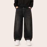 Jongens Straight-Leg Jeans Zwart