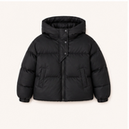 Meisjes Korte Pofjas met Capuchon | 3 kleuren