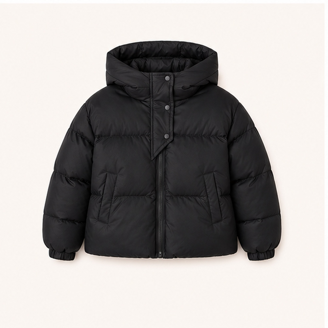 Meisjes Korte Pofjas met Capuchon | 3 kleuren