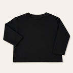 Meisjes Katoenen Longsleeve met Ronde Hals | 3 kleuren