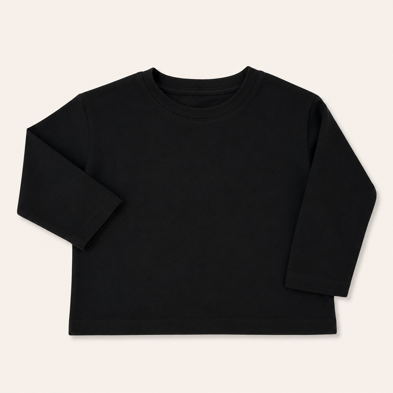 Meisjes Katoenen Longsleeve met Ronde Hals | 3 kleuren